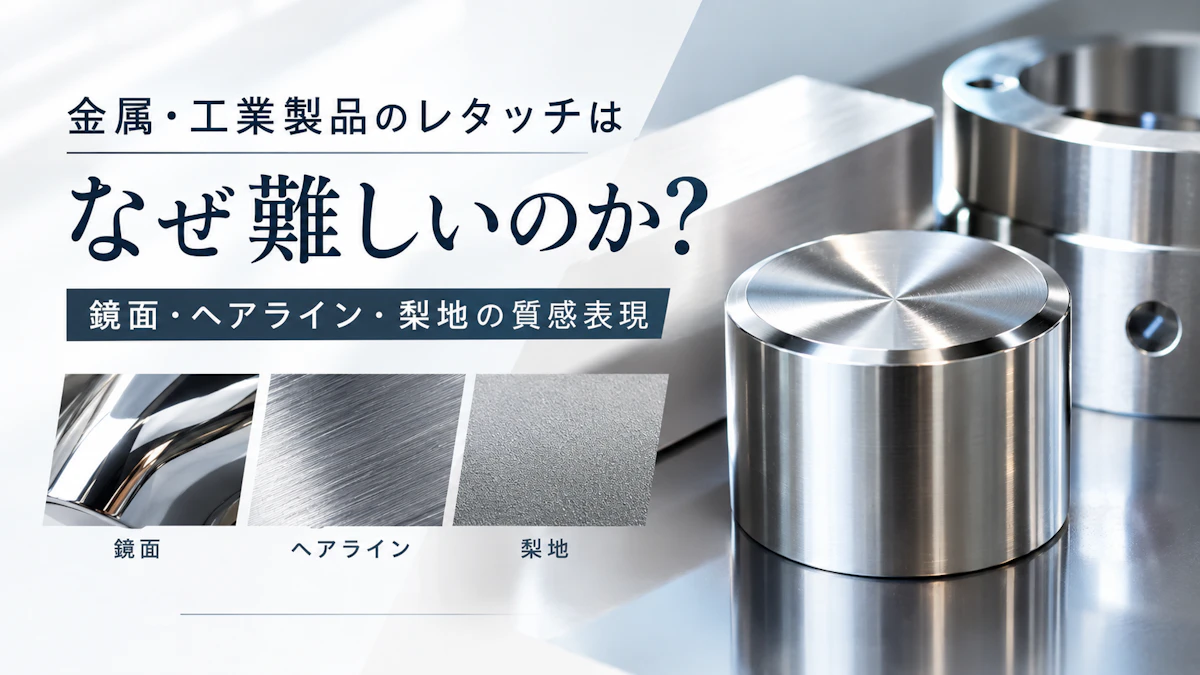 金属・工業製品のレタッチはなぜ難しいのか？