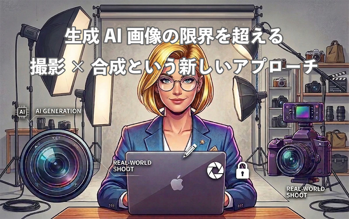 生成AI画像の限界を超える——撮影×合成という新しいアプローチ