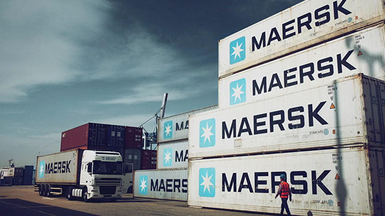 非売品 Maersk社 貨物専用機（フレイター） マースク 特殊貨物の輸送