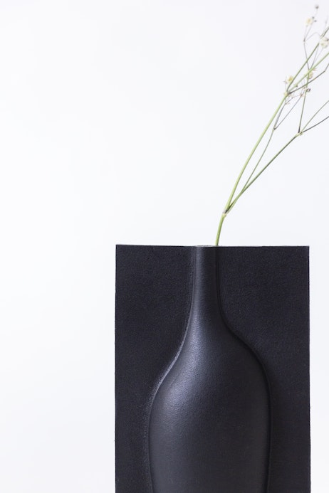 Leather Flower Vase
