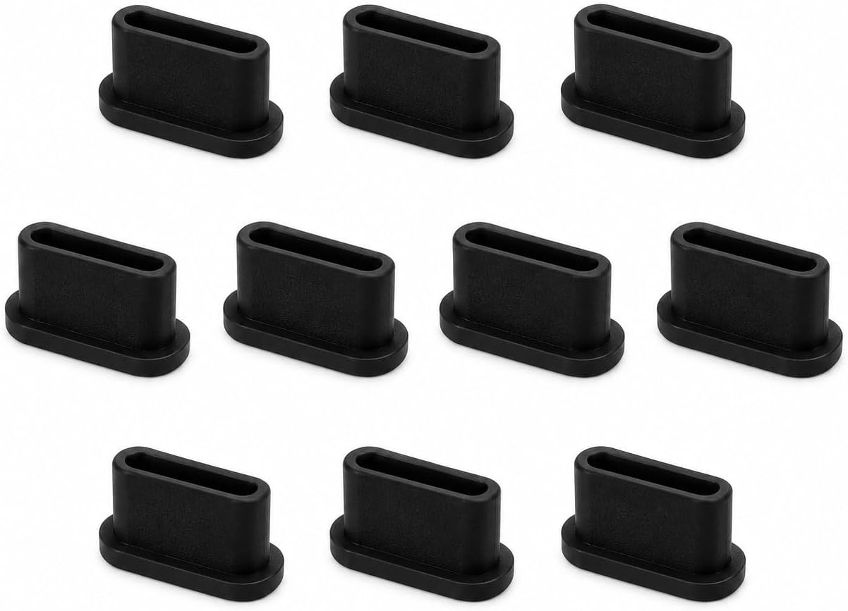 USB3.1 Type-Cポート防塵保護カバー・キャップ（10個入り） シリコンタイプ MF-TYPEC-C10Bのサムネイル画像