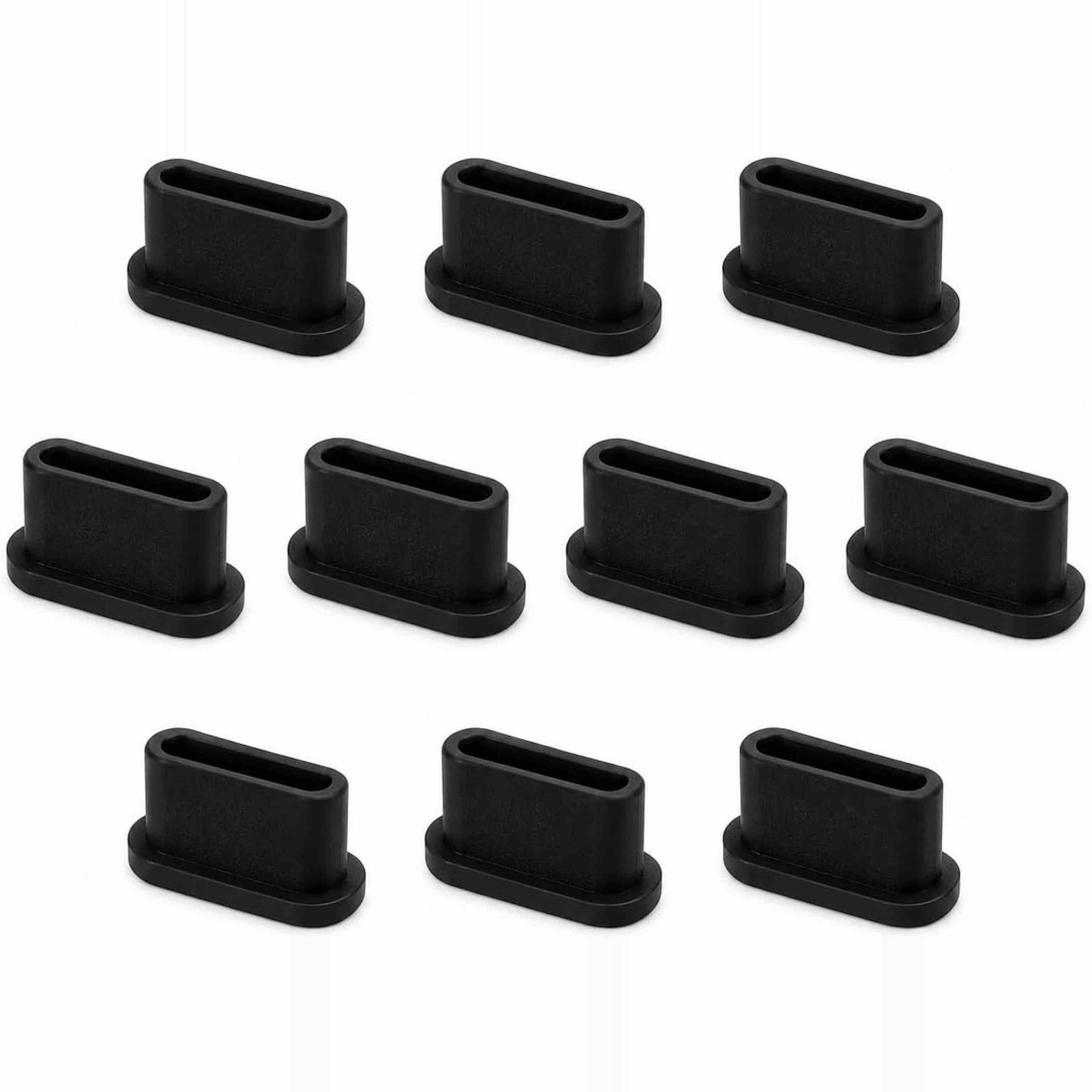 USB3.1 Type-Cポート防塵保護カバー・キャップ(10個入り) シリコンタイプ MF-TYPEC-C10Bのサムネイル画像