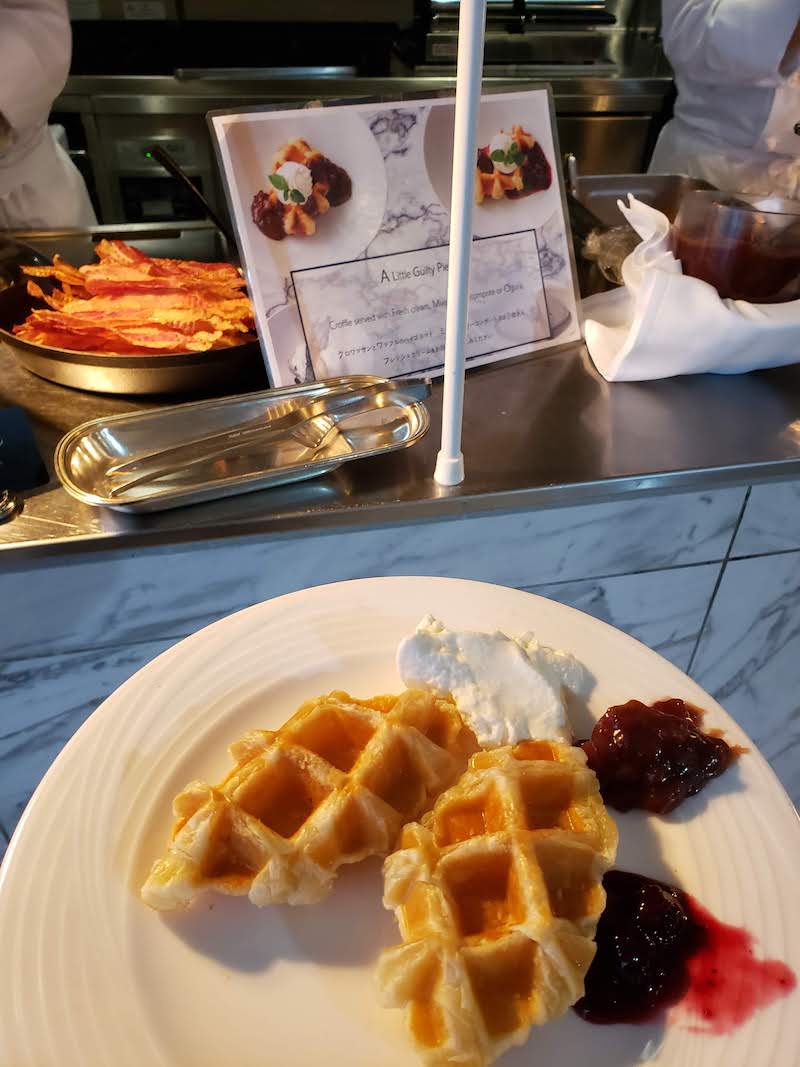 ヒルトン東京お台場のワッフル