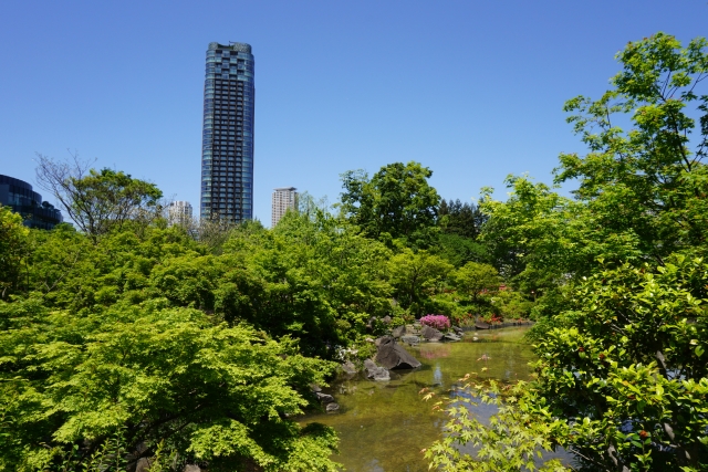 東京ミッドタウンと檜町公園