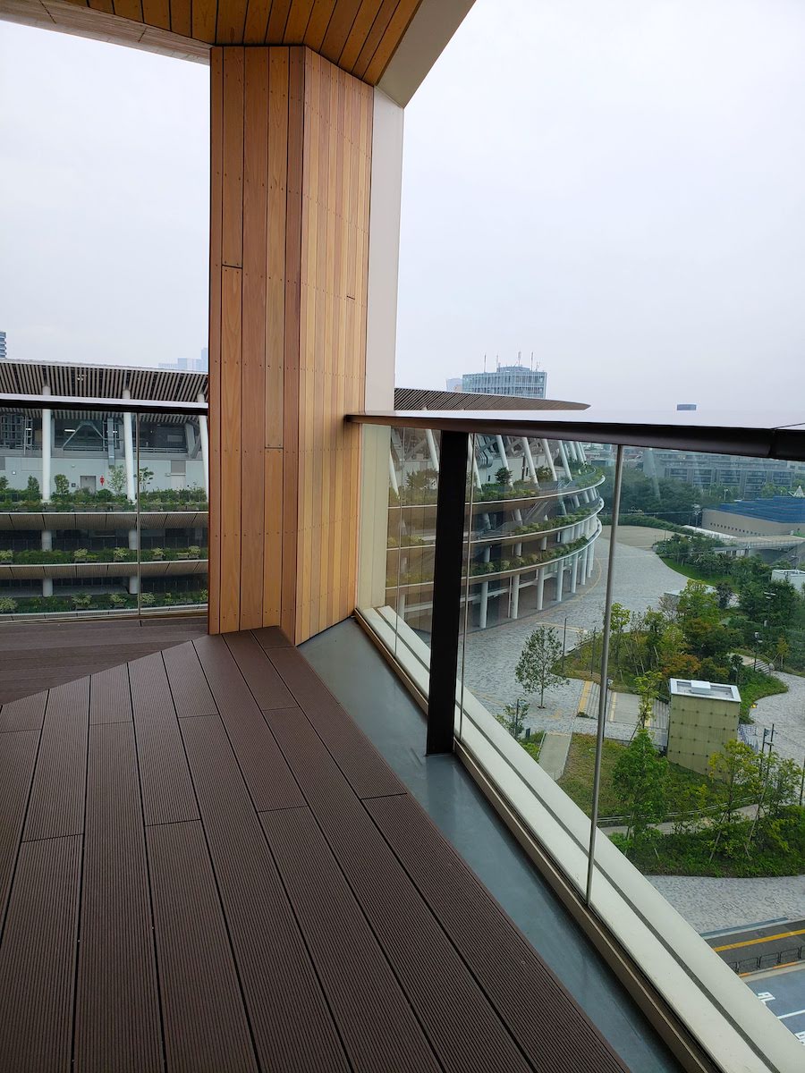 三井ガーデンホテル神宮外苑の杜からの国立競技場