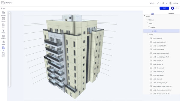 swappの3Dモデリング設計画面