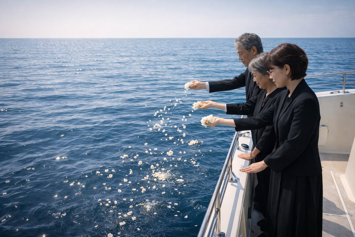 墓じまい後の散骨｜手続きの流れ・費用・業者の選び方
