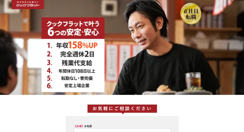 クックフラットのLP画像