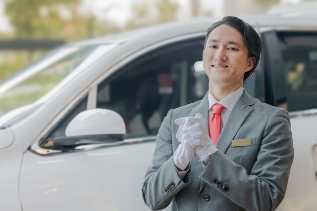 タクシー運転手の画像