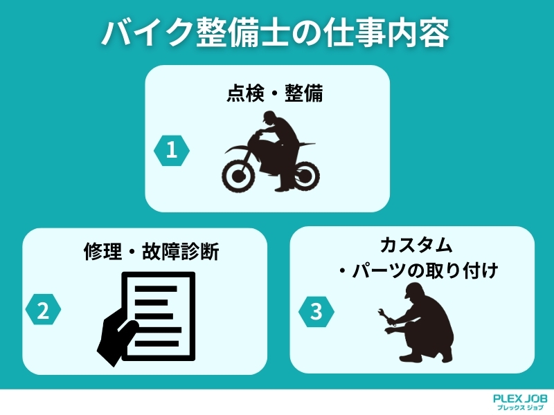 バイク整備士の仕事内容