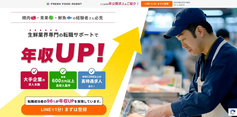 FRESH FOOD AGENTのLP画像