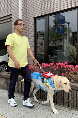スタートライン：石井さん＆アーロン｜日本盲導犬協会