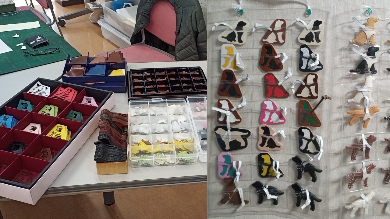 盲導犬チャームのワークショップの様子