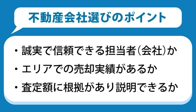 不動産会社選びのポイント