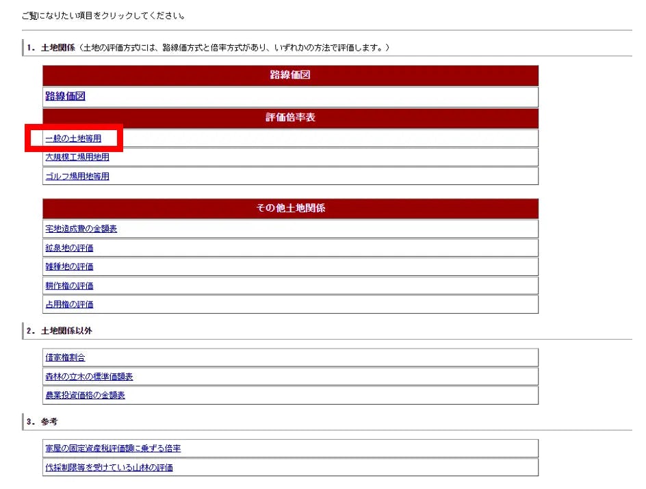 評価倍率を調べる