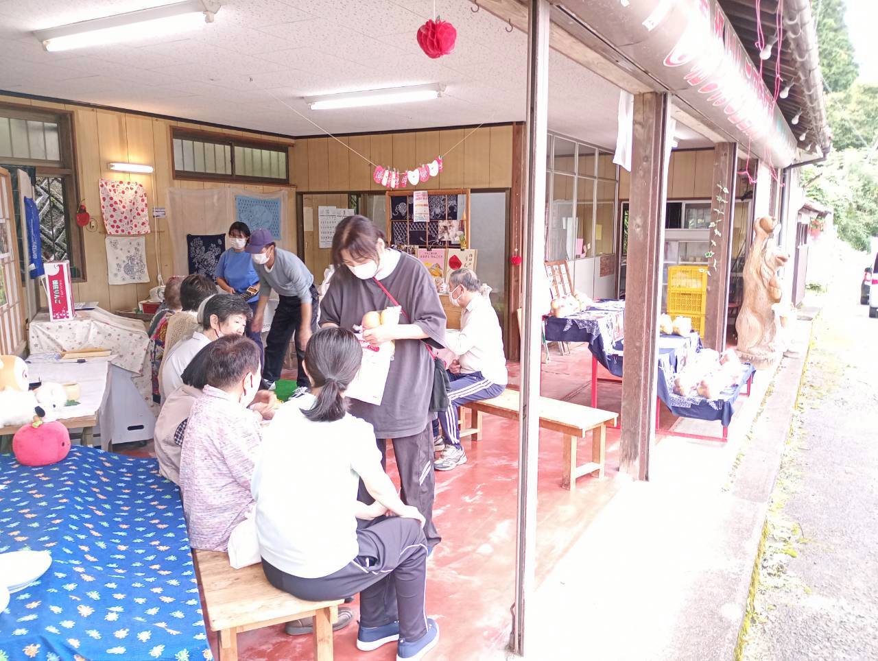 阿東リハ　外出練習　阿東りんご食べ比べのお出かけ会