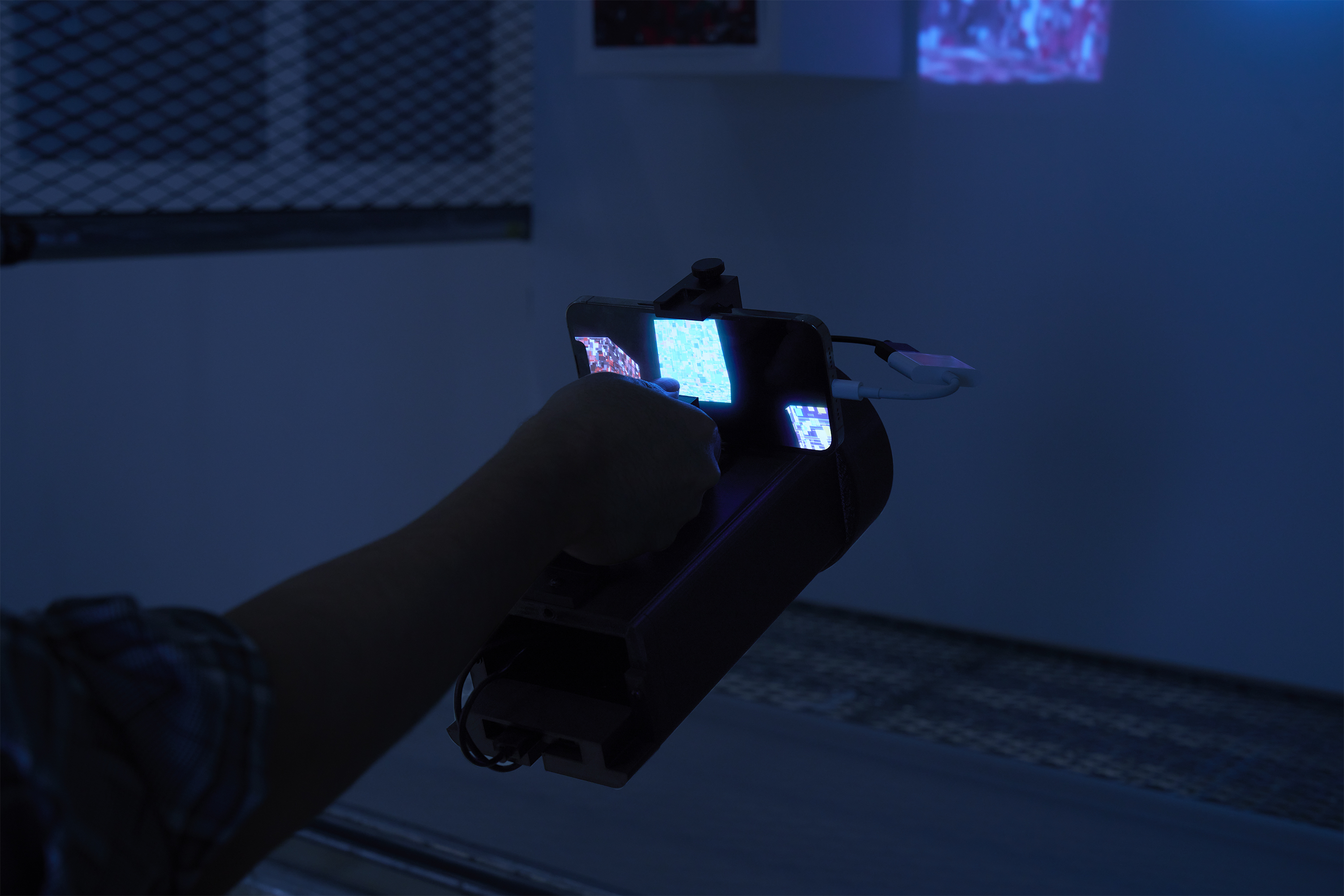 Augmented Projectorで使用されている機材の画像