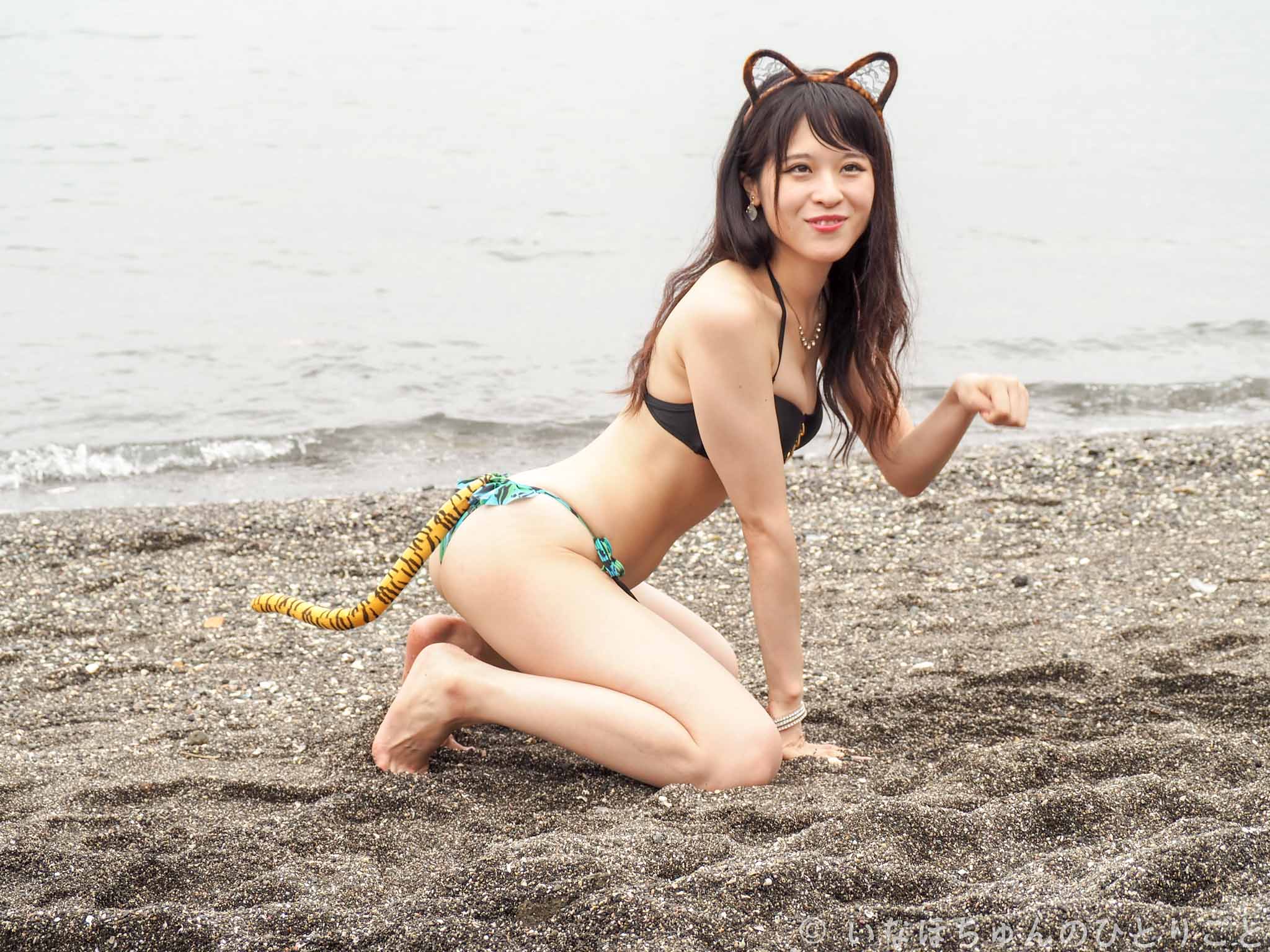 2018.09.02 東京写真連盟 夏の油壺海岸 水着モデル撮影会＠油壺荒井浜海岸 藍田麻利衣　猫まりえ編 7枚目