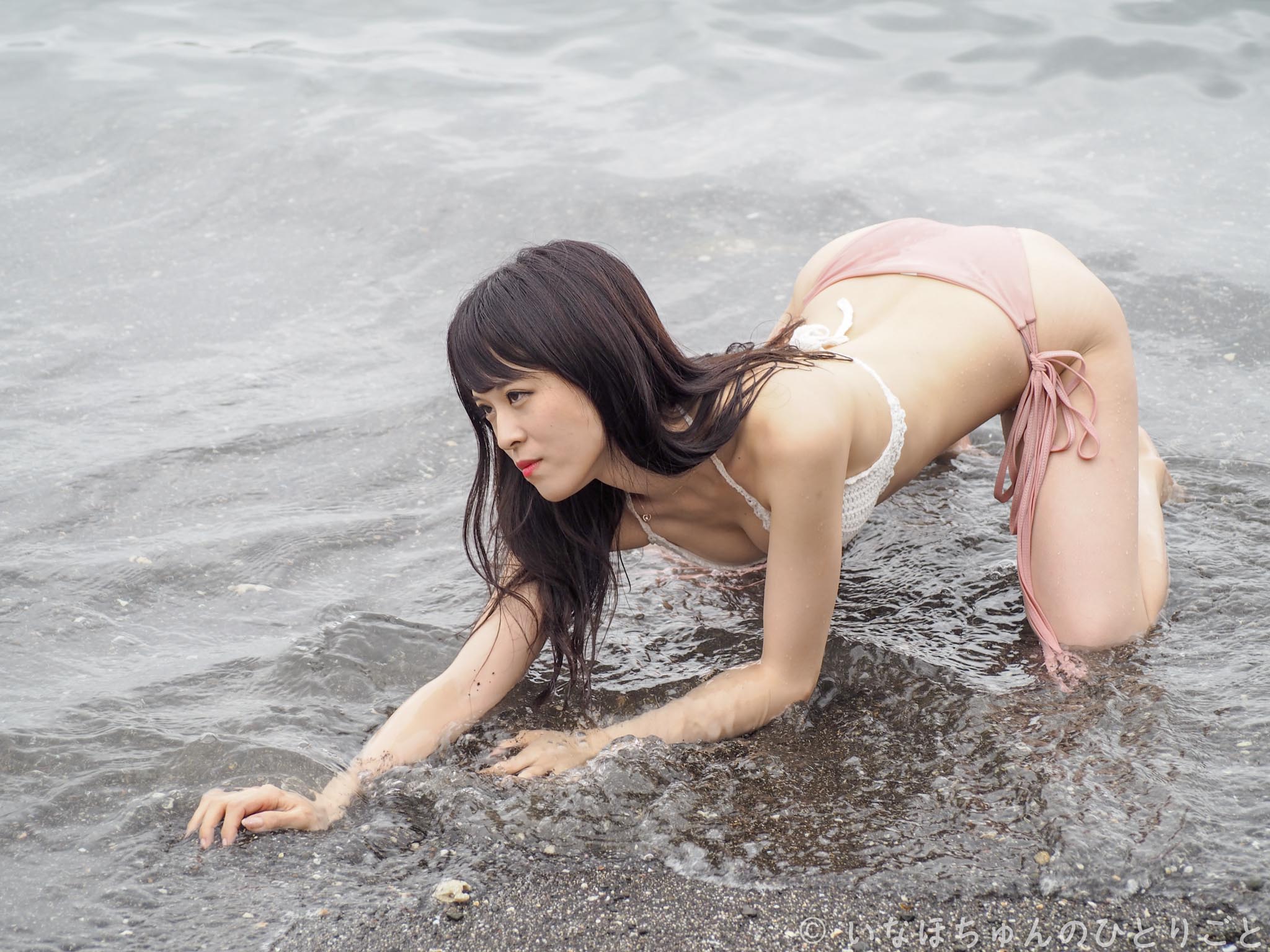 2018.09.02 東京写真連盟 夏の油壺海岸 水着モデル撮影会＠油壺荒井浜海岸 藍田麻利衣　午前 20枚目