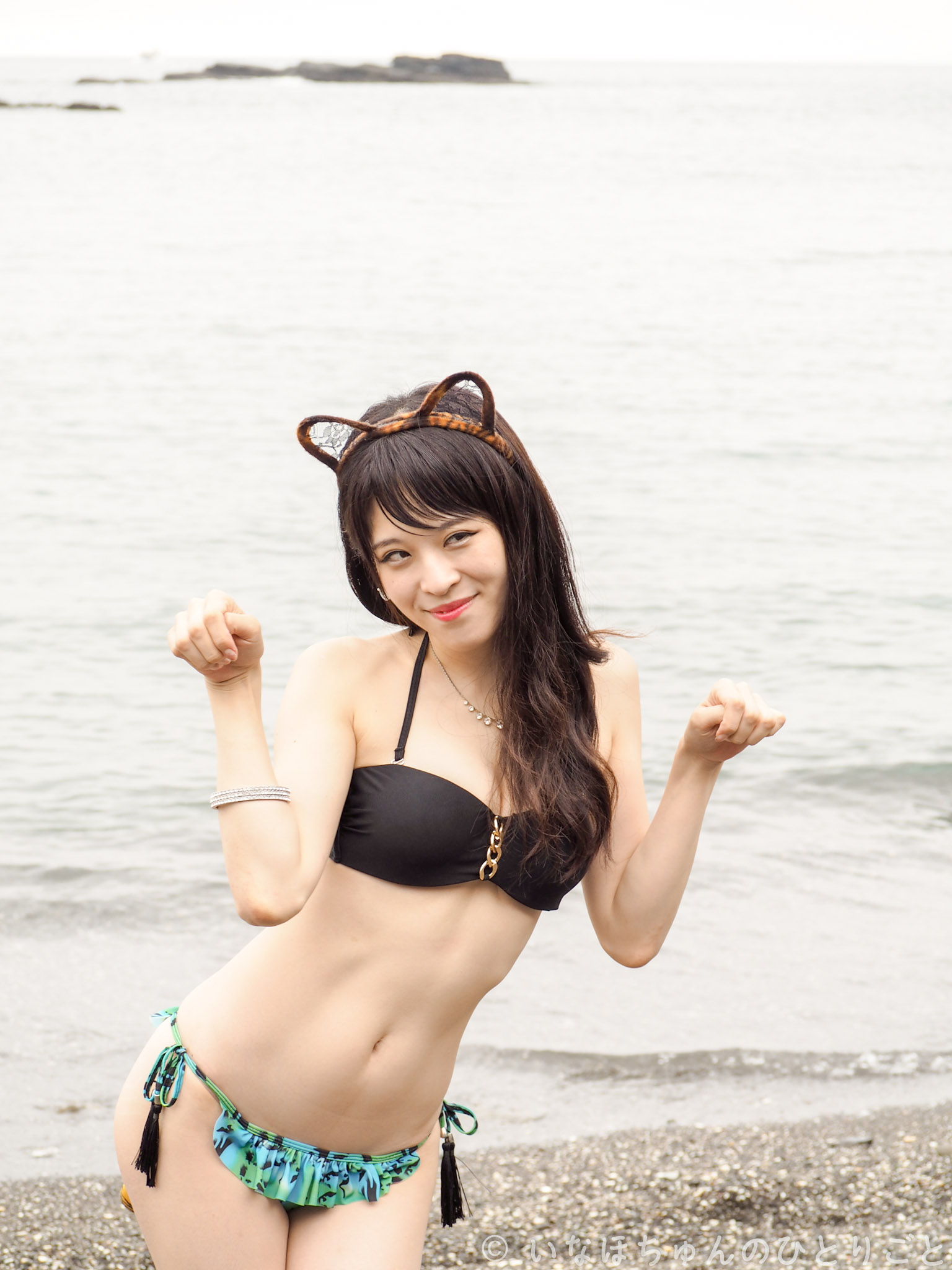 2018.09.02 東京写真連盟 夏の油壺海岸 水着モデル撮影会＠油壺荒井浜海岸 藍田麻利衣　猫まりえ編 1枚目