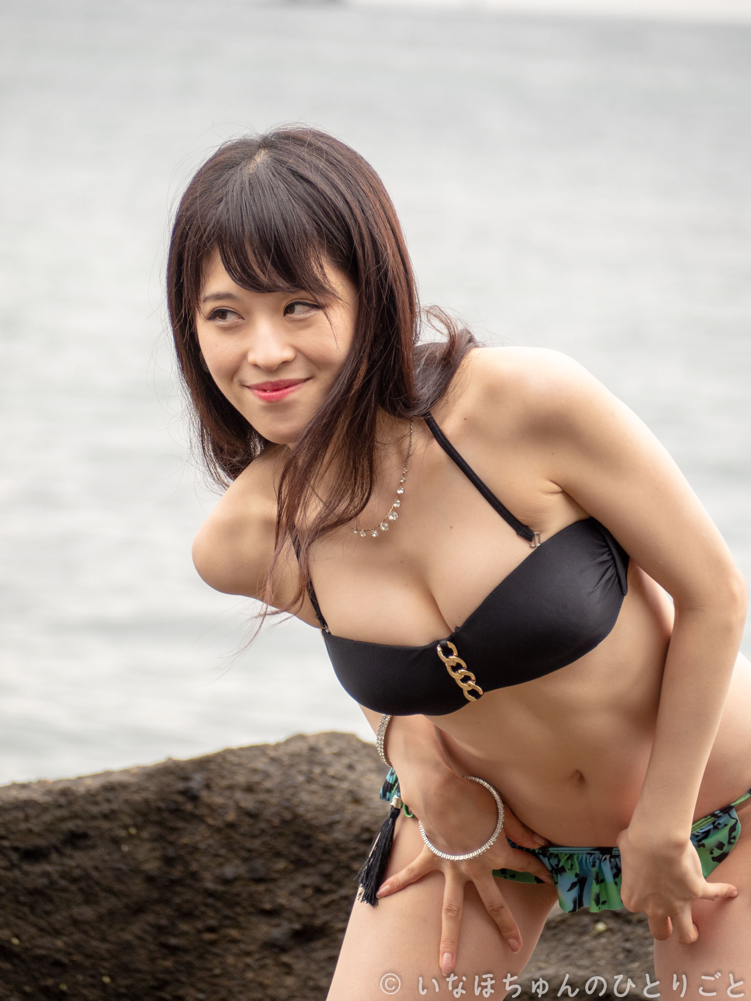 2018.09.02 東京写真連盟 夏の油壺海岸 水着モデル撮影会＠油壺荒井浜海岸 藍田麻利衣　午後 13枚目