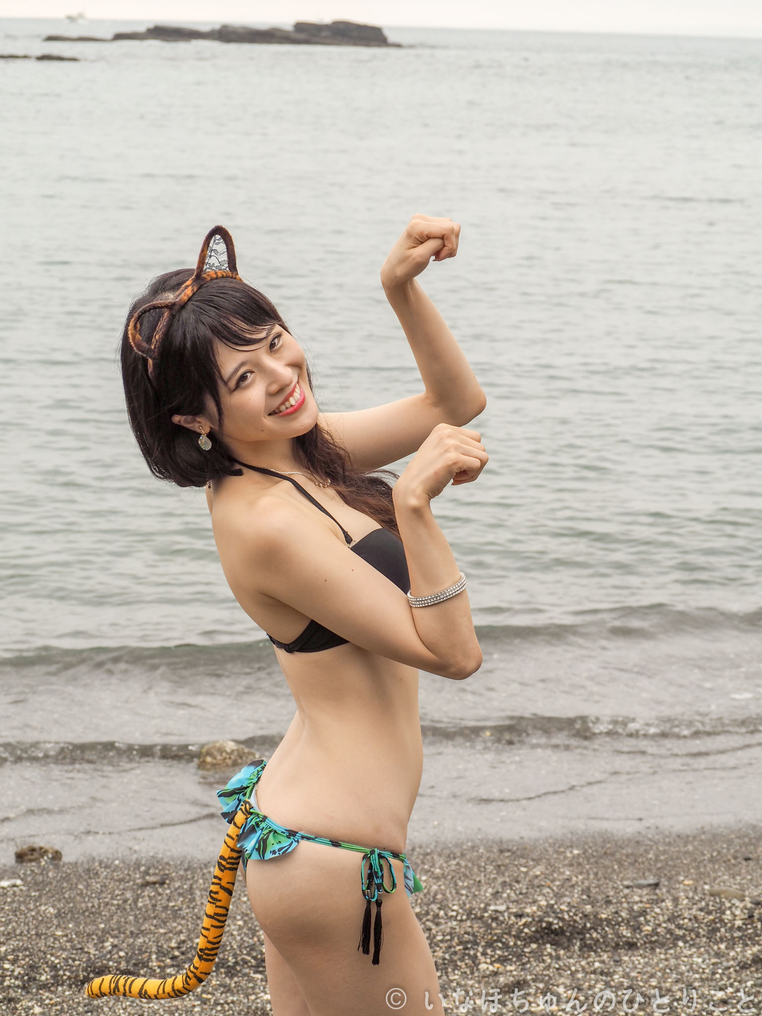 2018.09.02 東京写真連盟 夏の油壺海岸 水着モデル撮影会＠油壺荒井浜海岸 藍田麻利衣　猫まりえ編 2枚目