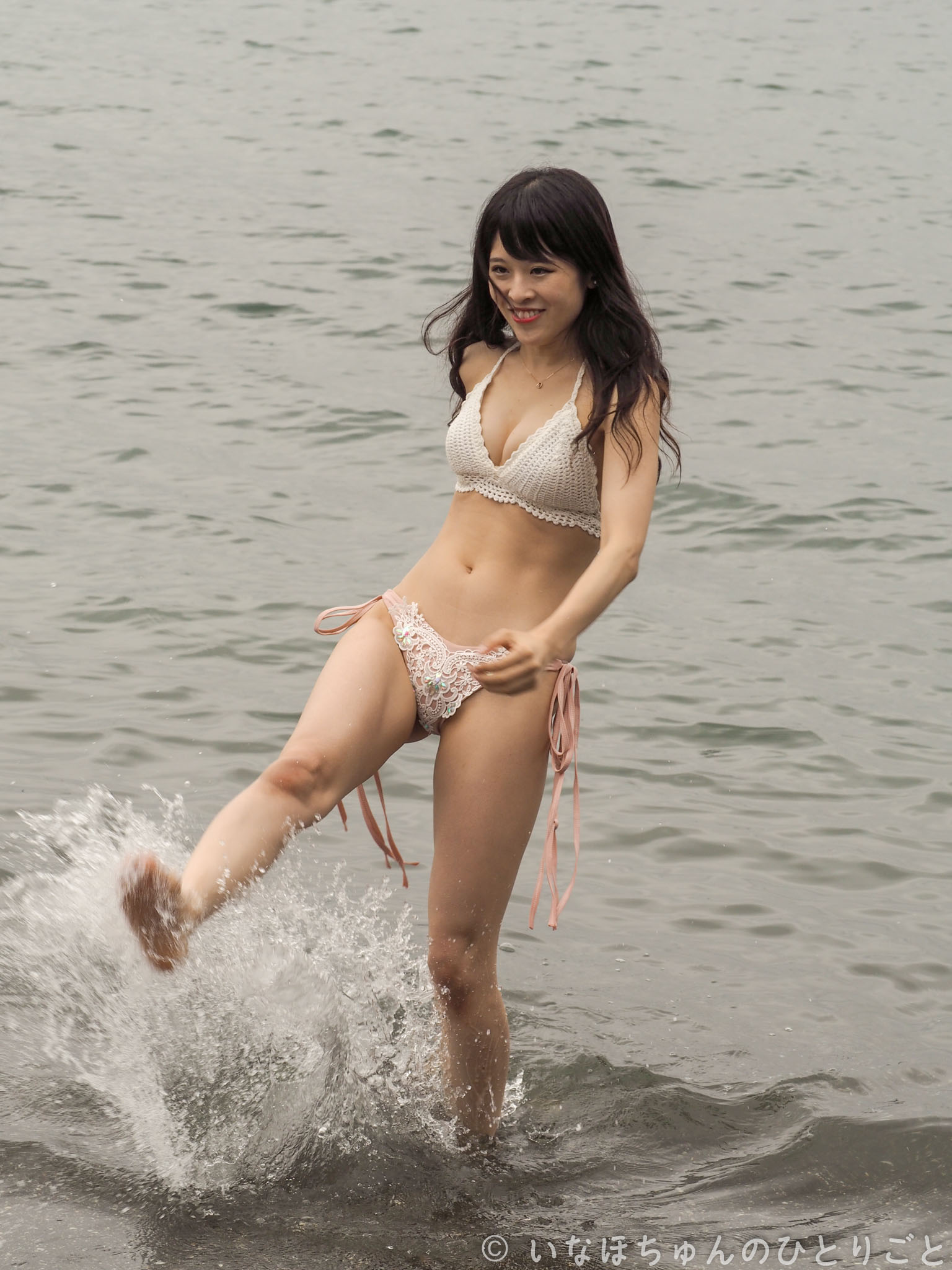 2018.09.02 東京写真連盟 夏の油壺海岸 水着モデル撮影会＠油壺荒井浜海岸 藍田麻利衣　水しぶき編 2枚目