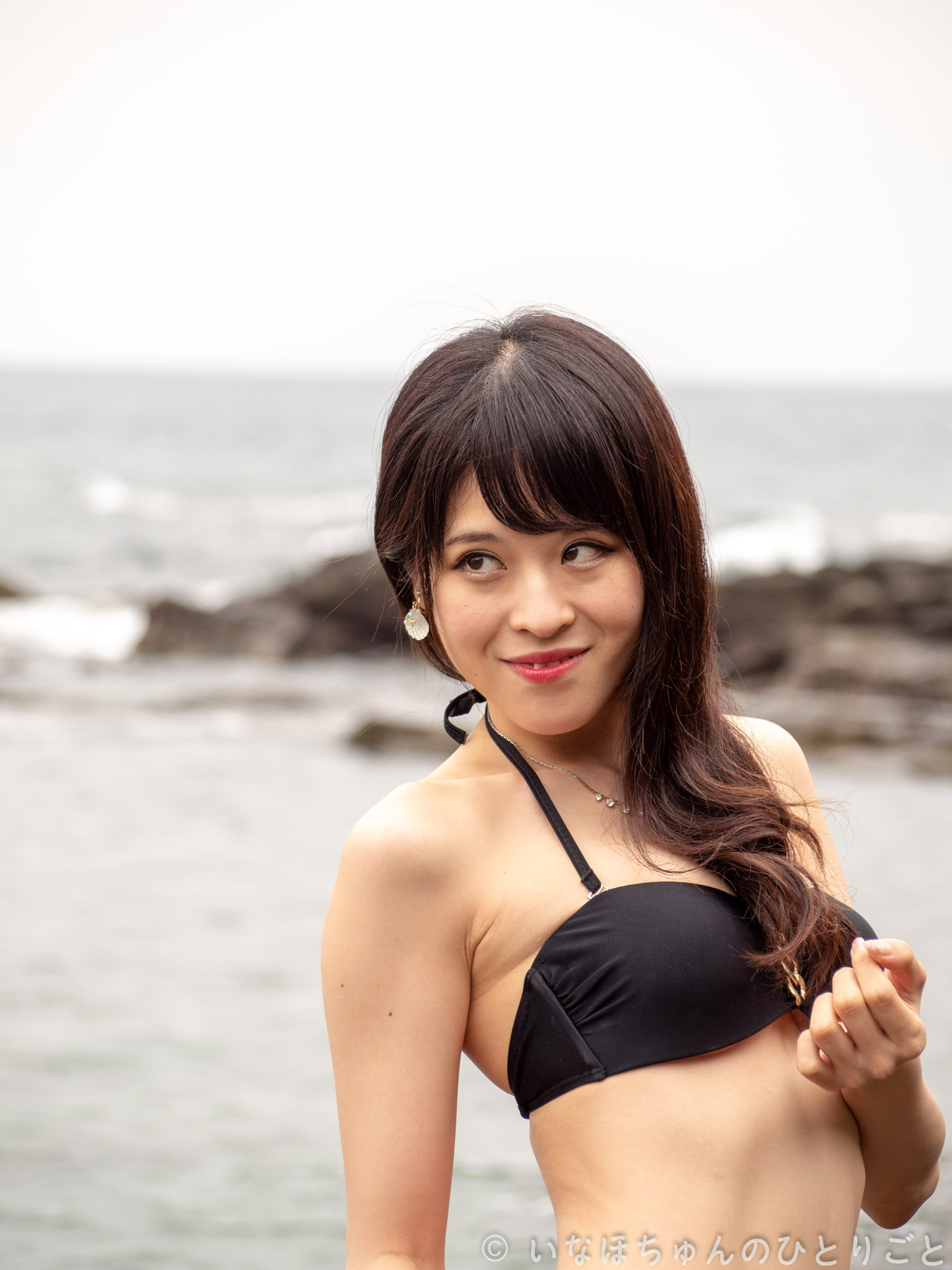 2018.09.02 東京写真連盟 夏の油壺海岸 水着モデル撮影会＠油壺荒井浜海岸 藍田麻利衣　午後 1枚目