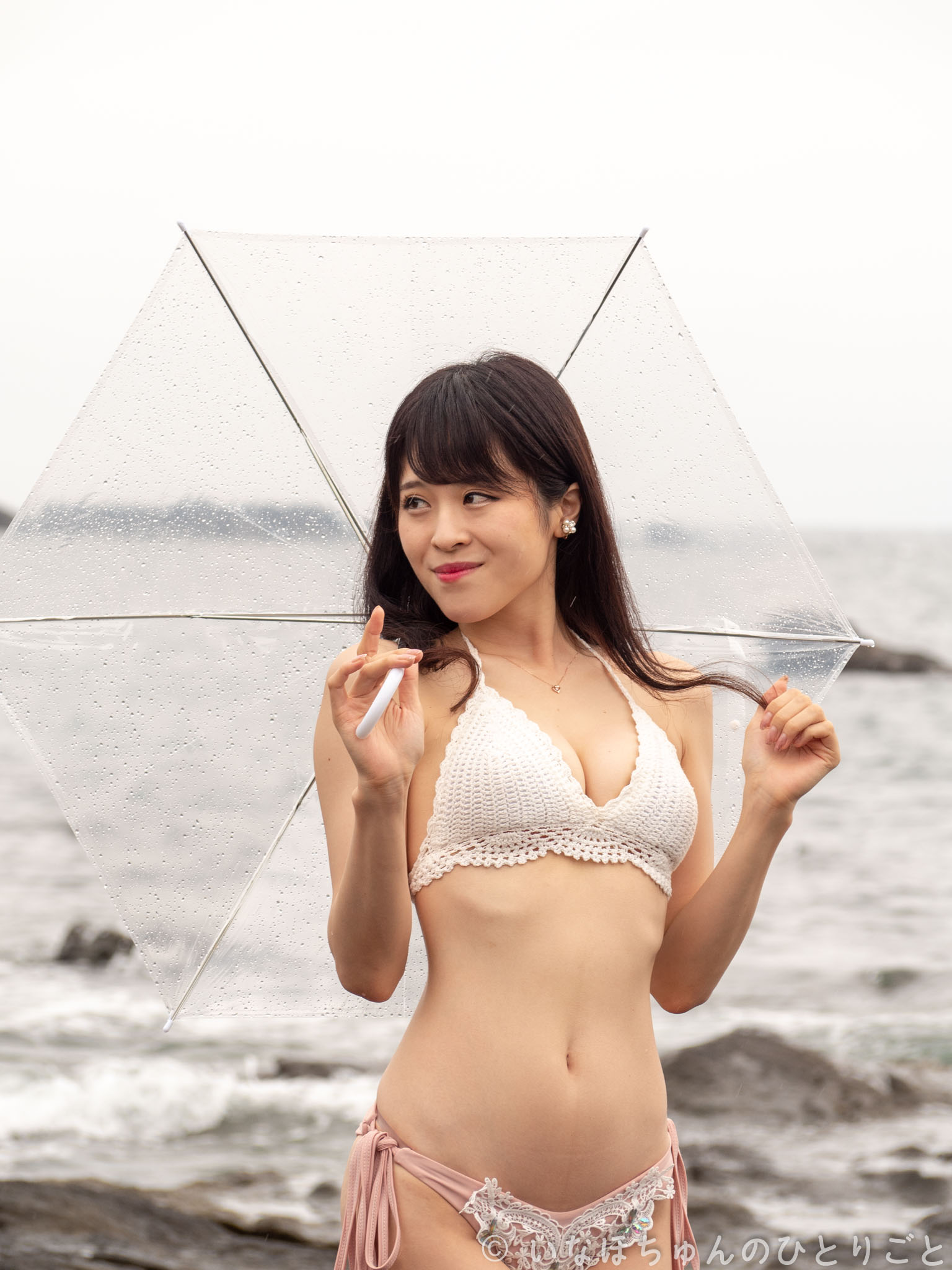 2018.09.02 東京写真連盟 夏の油壺海岸 水着モデル撮影会＠油壺荒井浜海岸 藍田麻利衣　アンブレラ編 4枚目