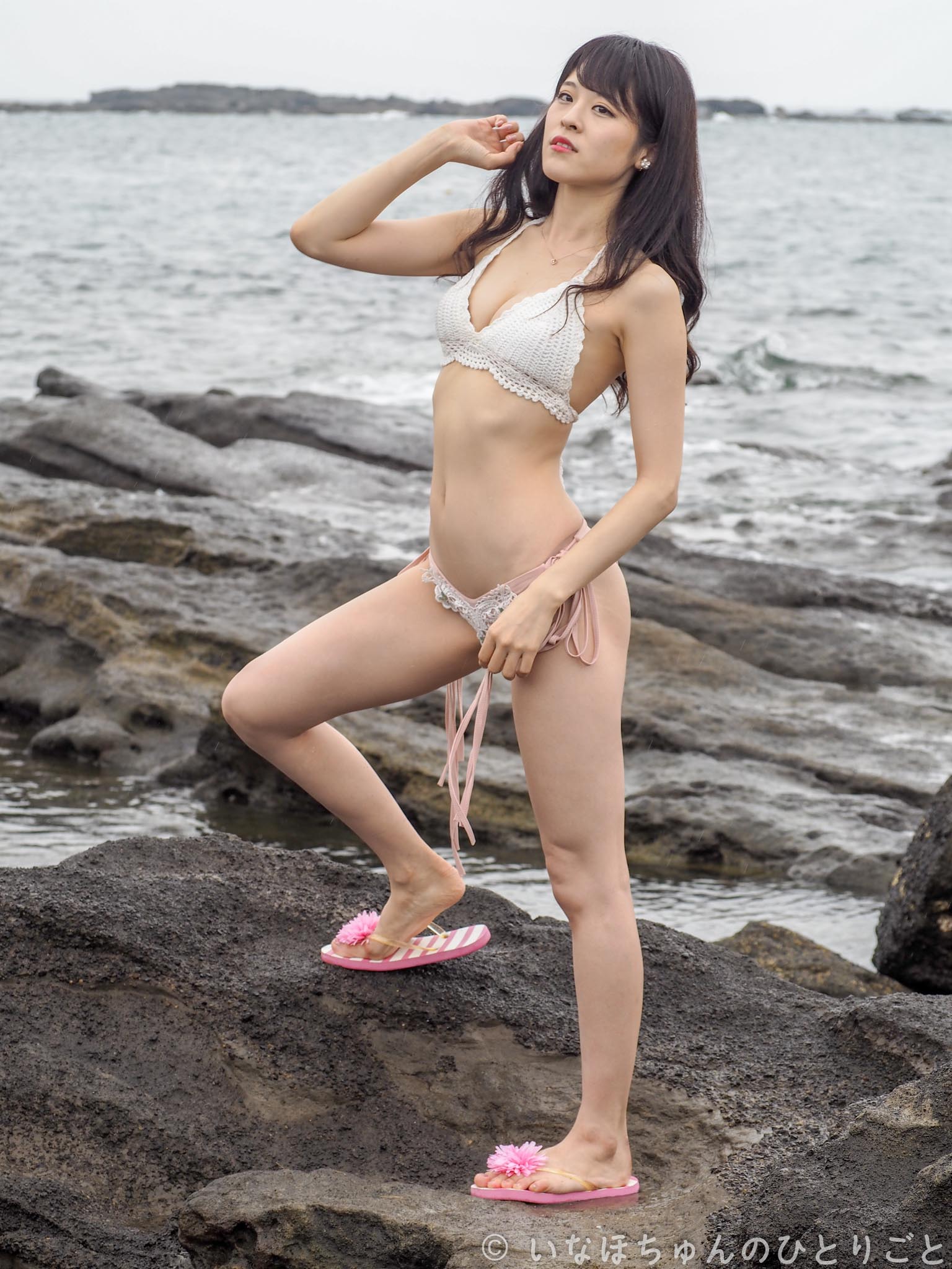 2018.09.02 東京写真連盟 夏の油壺海岸 水着モデル撮影会＠油壺荒井浜海岸 藍田麻利衣　午前 1枚目