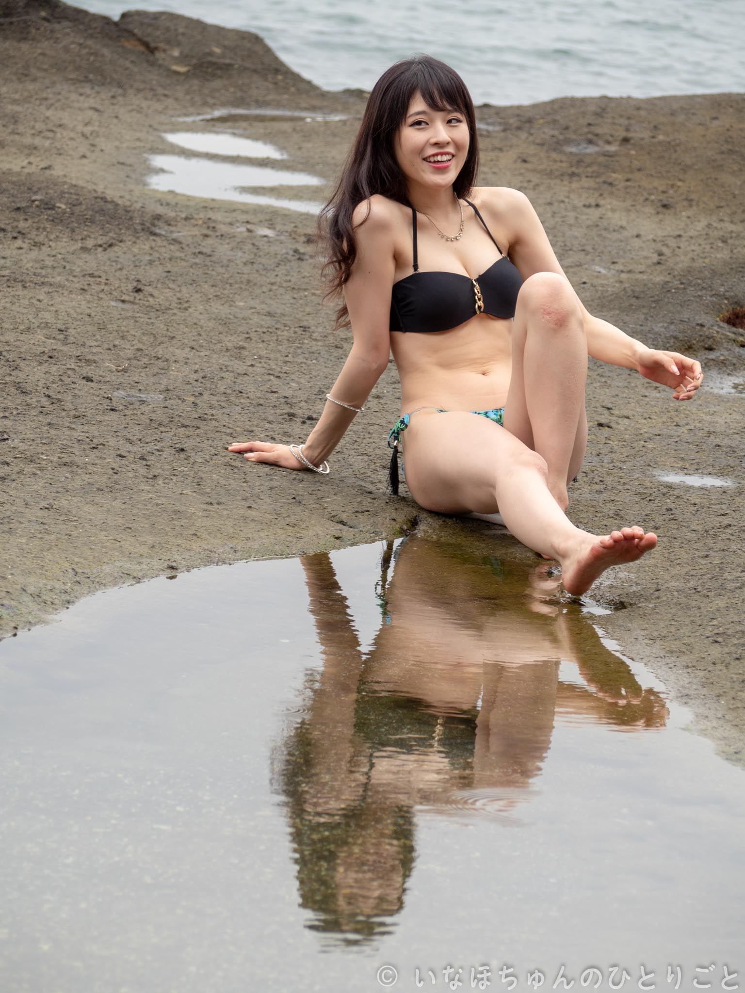 2018.09.02 東京写真連盟 夏の油壺海岸 水着モデル撮影会＠油壺荒井浜海岸 藍田麻利衣　午後 12枚目