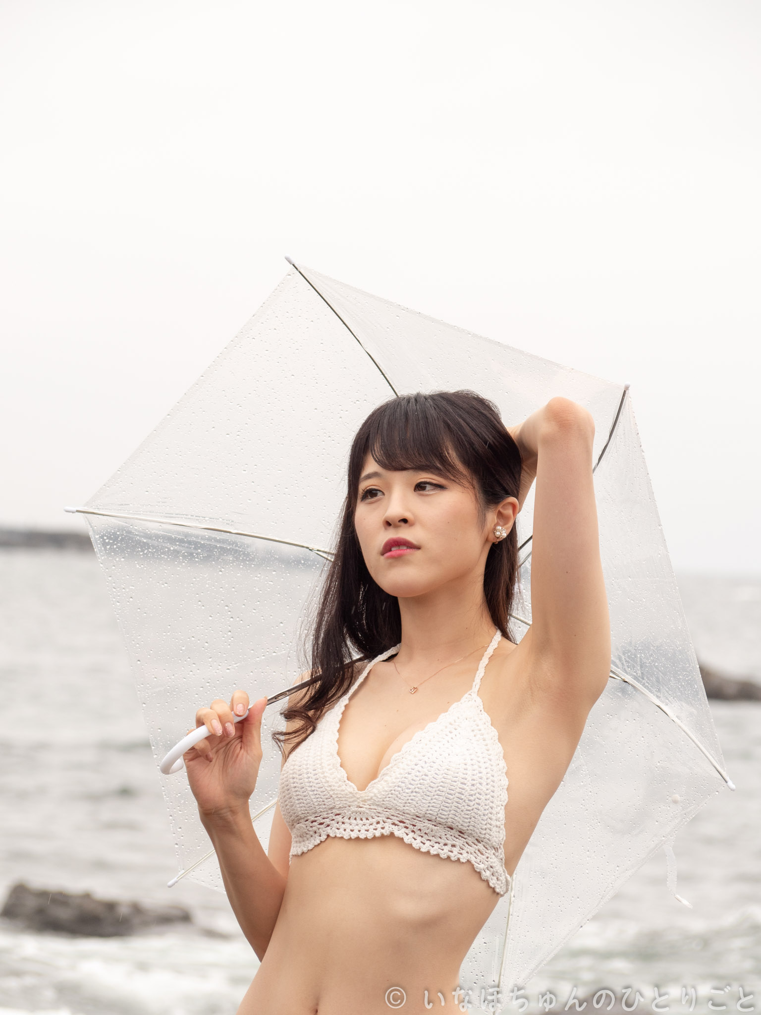 2018.09.02 東京写真連盟 夏の油壺海岸 水着モデル撮影会＠油壺荒井浜海岸 藍田麻利衣　アンブレラ編 3枚目