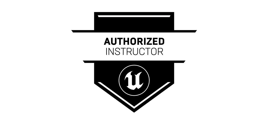 Unreal Authorized Instructorの認定バッジ