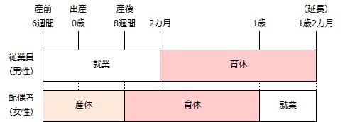 1歳2カ月までの育休（パパ・ママ育休プラス）