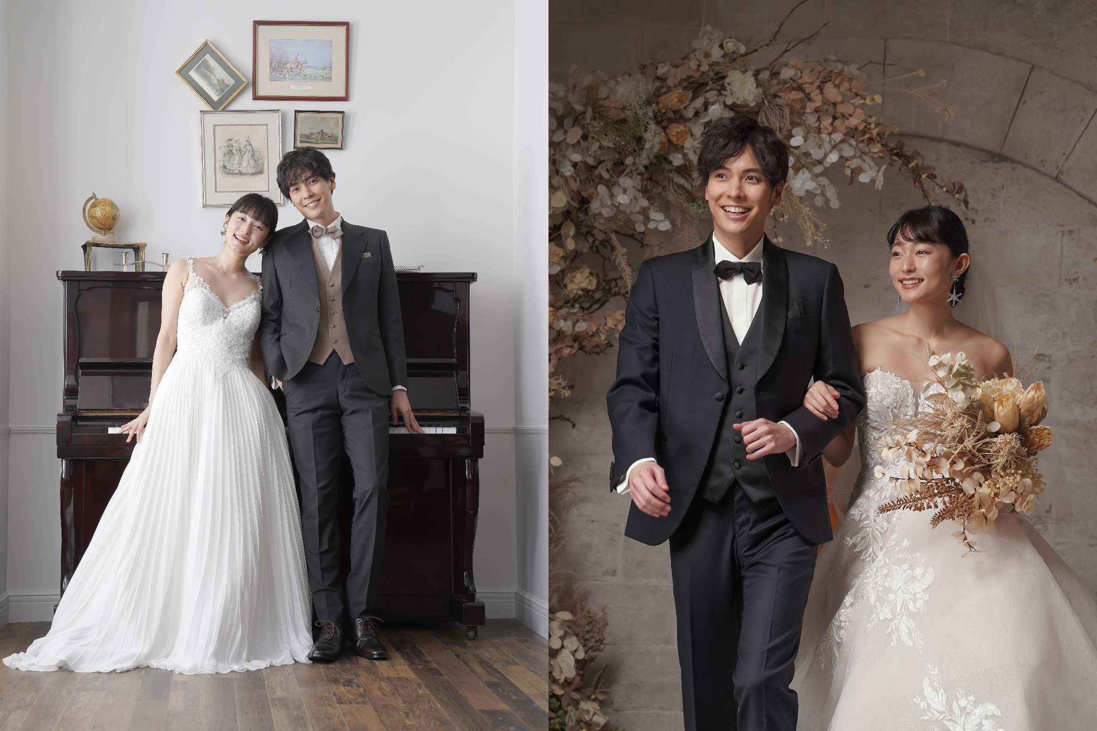 シンプルプラン（前撮り1着＋オンライン結婚式）｜フォトウェディング