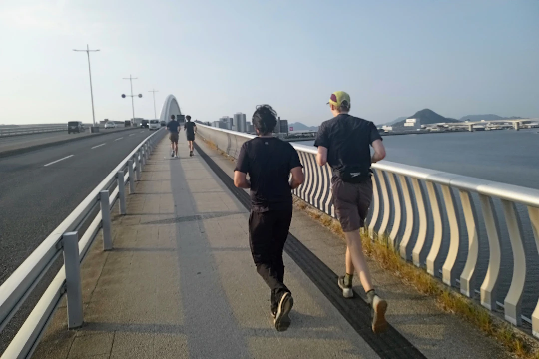 広島でFOSS4Gの仲間と走った