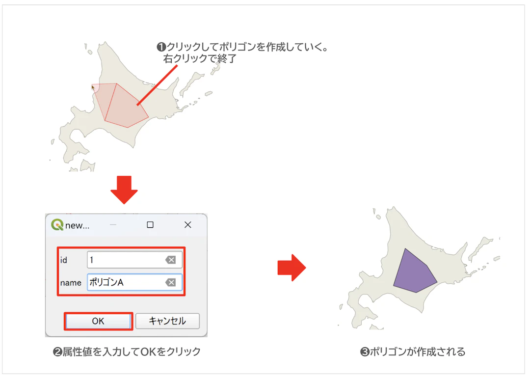 ポリゴンデータの作成手順