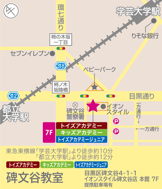 トイズアカデミー碑文谷幼児教室（トイズアカデミージュニアクラス