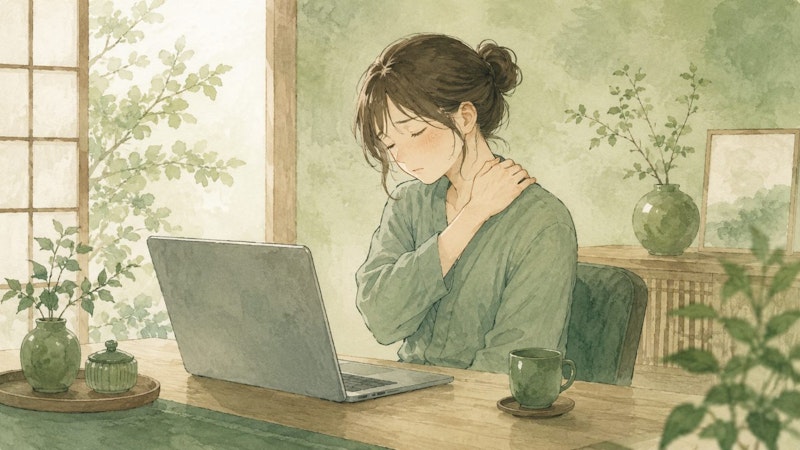 デスクワークの疲れが取れない原因とは？自宅ケアと鍼灸でできること