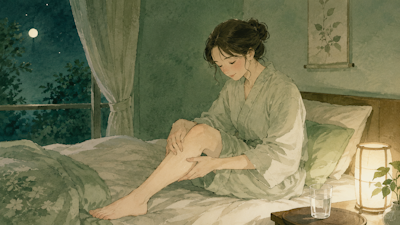 こむら返りが起きる原因とは？夜のふくらはぎのケアと鍼灸でできること