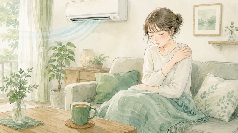 夏のクーラー冷えがつらい原因とは？自宅ケアと鍼灸でできること