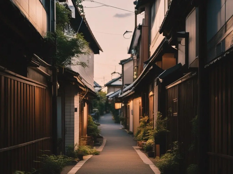 夏の小路