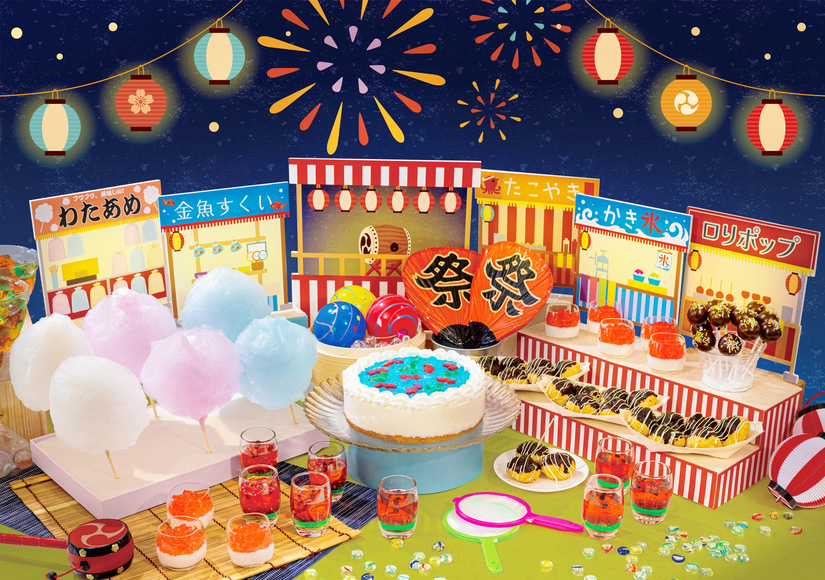 🍧【テラスビュッフェTABLE】8月4日スタート！甘くてにぎやか♪「夏