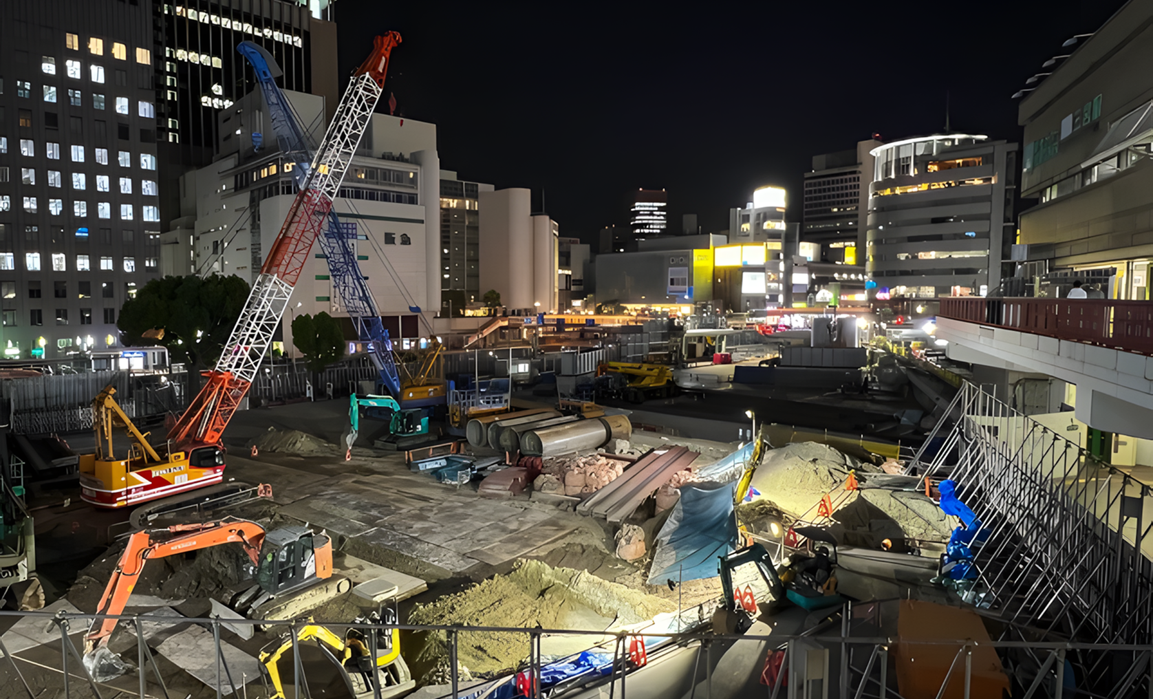 工事現場向け照明器具