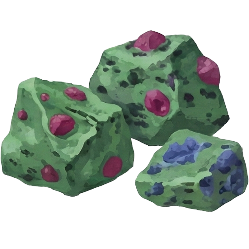 Zoisite (灰簾石（かいれんせき）) - 原石図鑑 | Jewelism MARKET