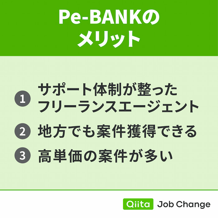 Pe-BANKを利用するメリット