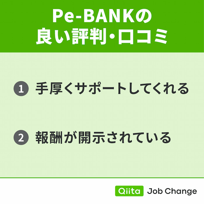 Pe-BANKの良い評判・口コミ