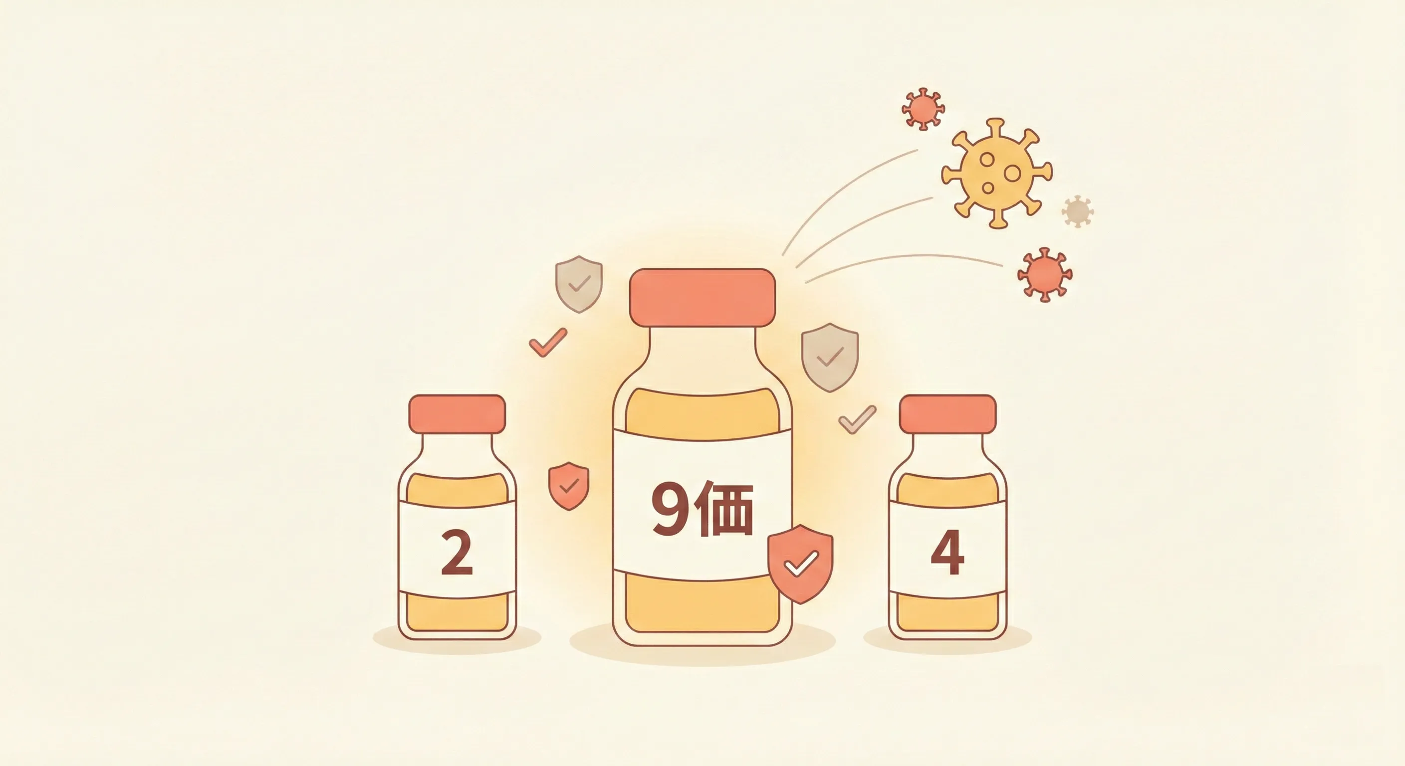 ワクチンの種類（2価・4価・9価）