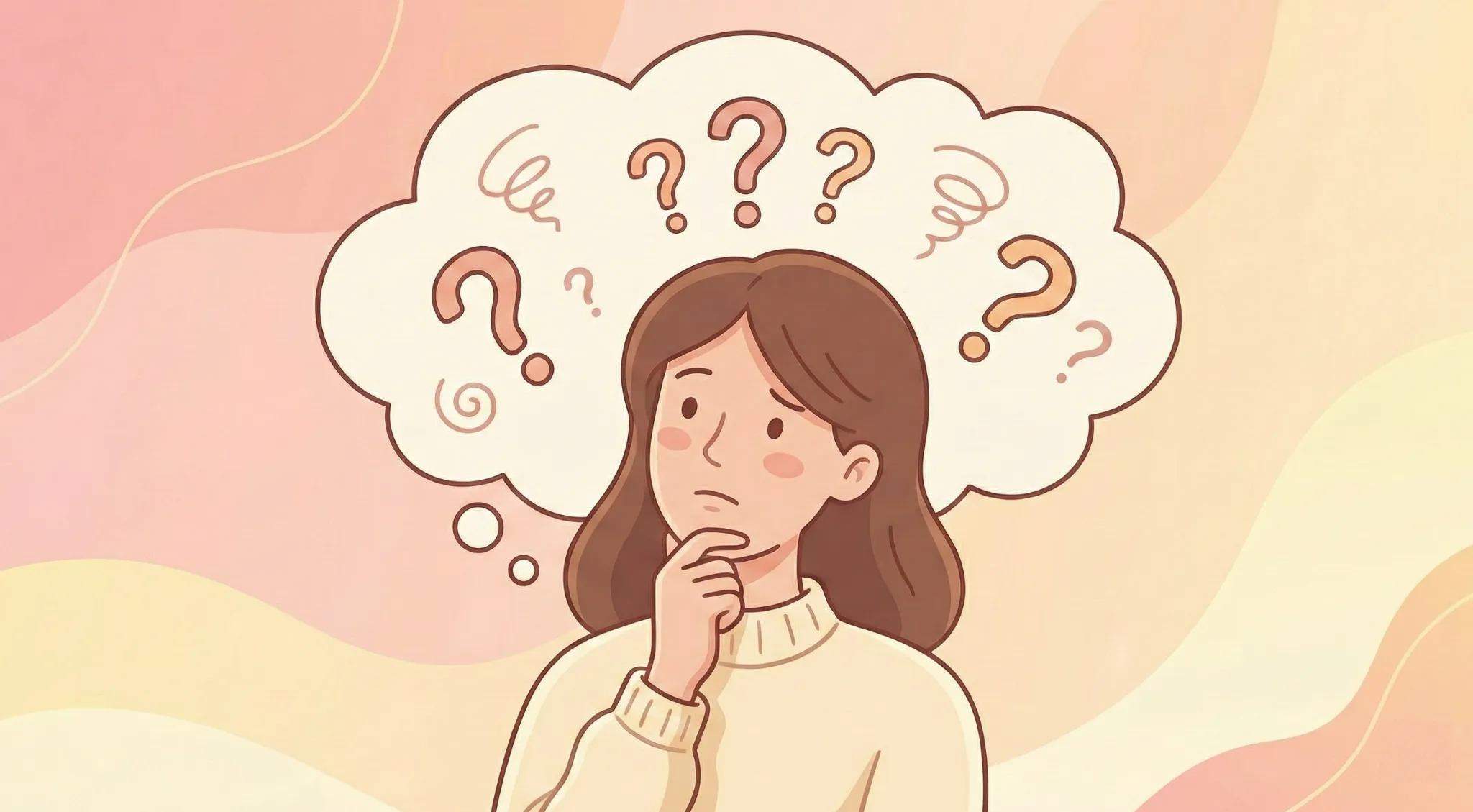 育児に関する疑問や不安を抱える女性