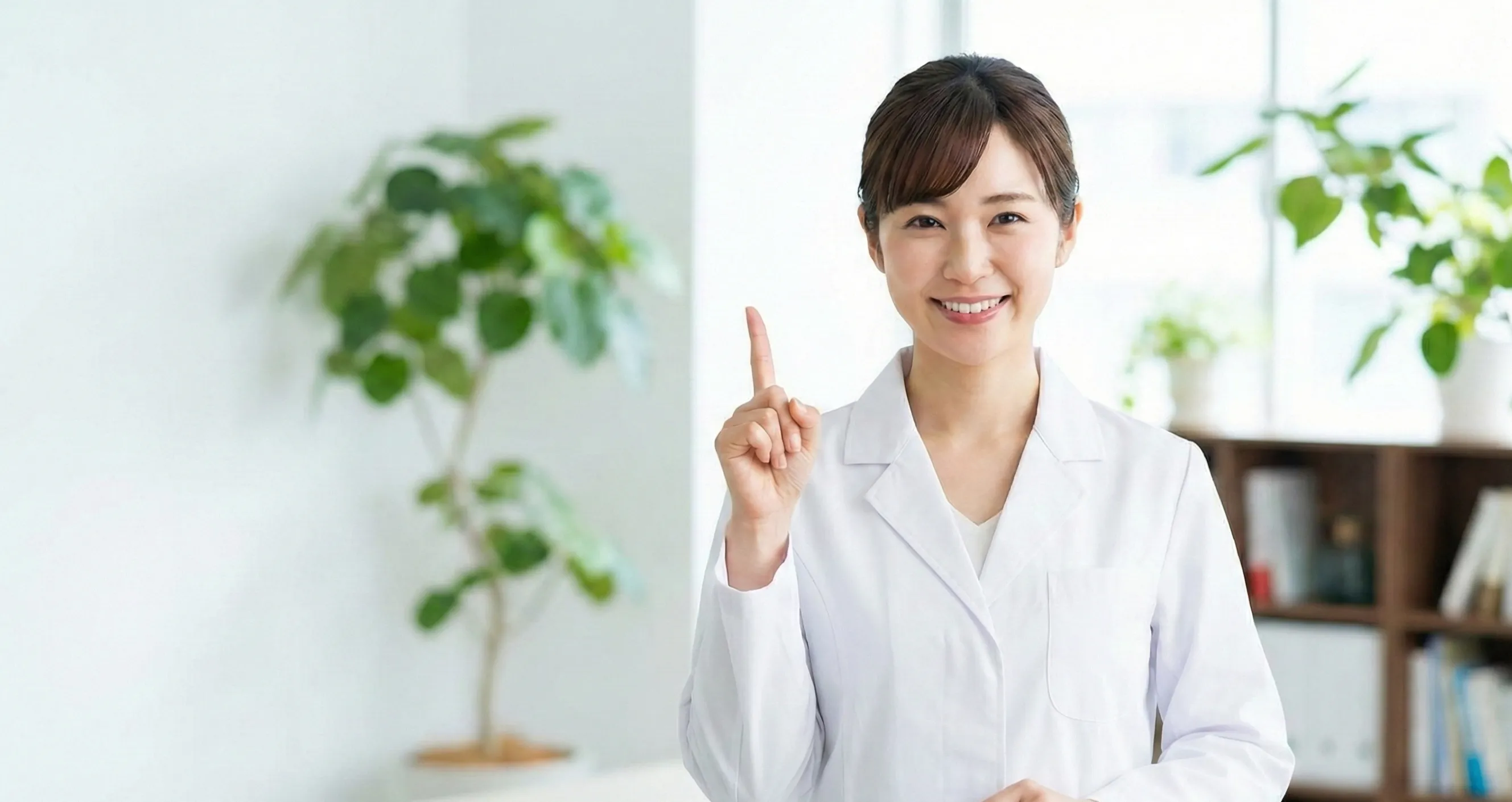 女医のほほ笑み